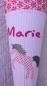 Preview: Schultüte Glitzer Einhorn, Rosa Blumen