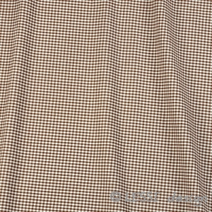 Stoff Vichy Karo braun medium