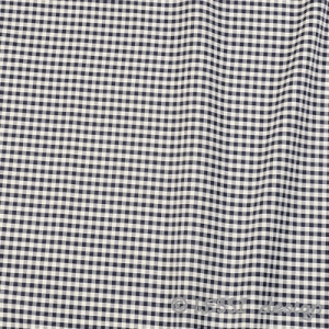 Stoff Vichy Karo dunkelblau medium