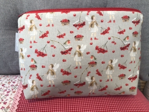 Preview: Windeltasche Elfen coral/rot