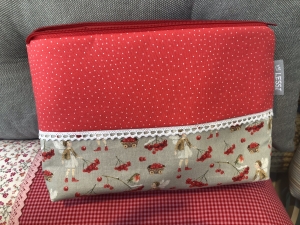 Windeltasche Elfen coral/rot