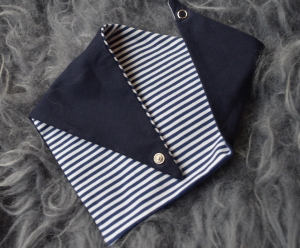 Preview: Halstuch Jersey Blau Streifen