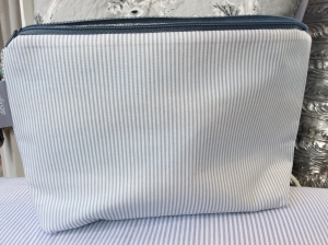 Preview: Windeltasche Anker grau