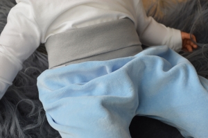 Preview: Mitwachshose Pure Organic Blau Nicky
