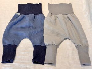 Preview: Mitwachshose Blau Waffelpiqué