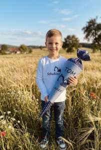 Schulkind Trecker