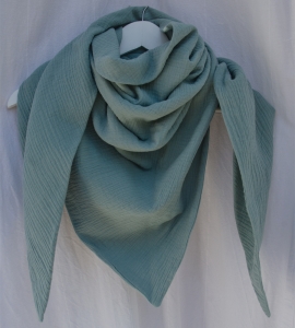Dreieckstuch 100 % Baumwolle mint