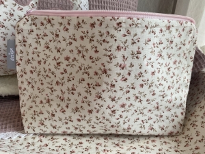 Preview: Windeltasche Blumenwiese / Waffelpique