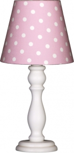 Preview: Lampenschirm Punkte rosa S