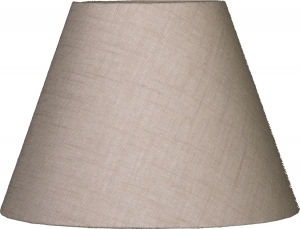 Lampenschirm uni beige leinenstruktur M