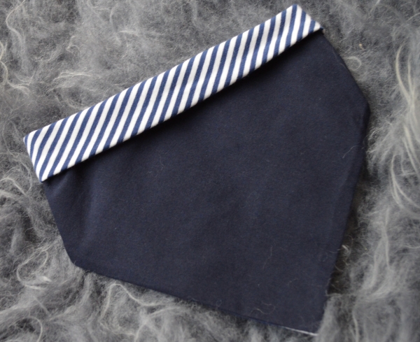 Halstuch Jersey Blau Streifen
