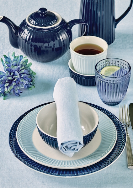 GreenGate Latte Cup Alice Dark Blue