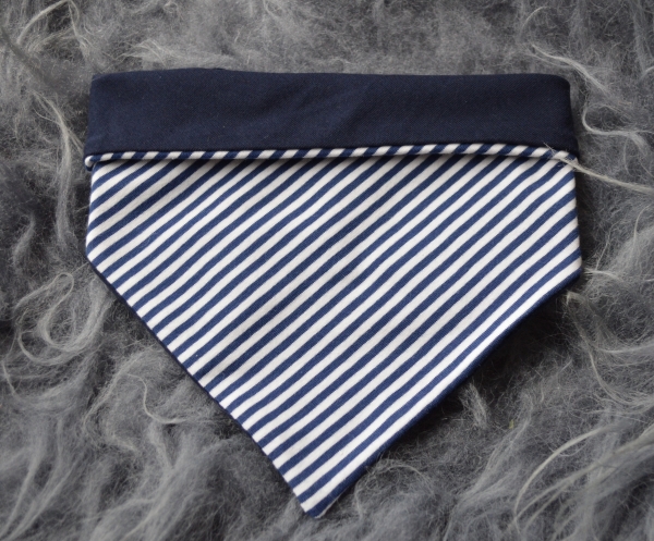 Halstuch Jersey Blau Streifen
