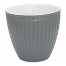 GreenGate Latte Cup Alice Stone Grey