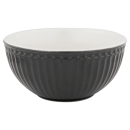 GreenGate Cereal Bowl Alice Dark Grey