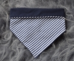 Halstuch Jersey Blau Streifen