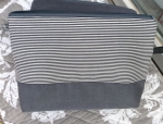 Windeltasche Westfalenstoff Grau