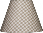 Lampenschirm karo klein beige M